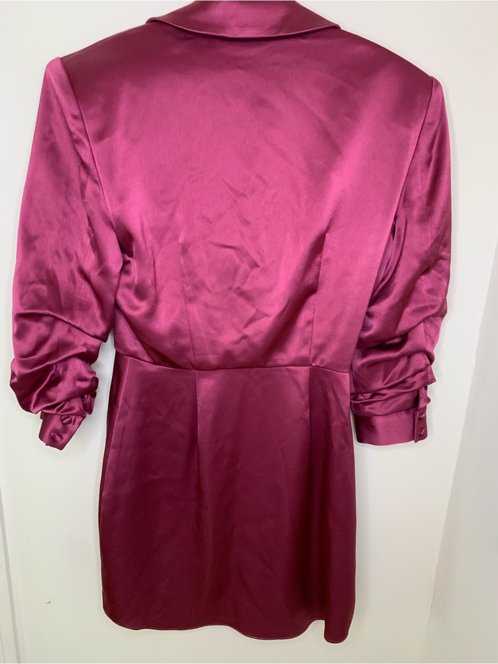 CINQ A SEPT dress mini sz 4 luxurious Magenta - Picture 8 of 11